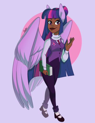 Twilight Sparkle Human Print
