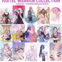Pastel Warrior Collection - 15 prints + sticker sheet! - Thumbnail 1
