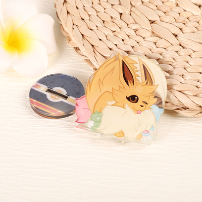 Eevee standee - eeveelutions - with shiny version on the other side!~
