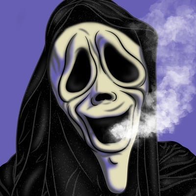 Smoking ghost print