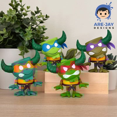 1/1 tmnt set gastley customs!