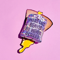Beavis Never Scored Pin & Clip - Thumbnail 1