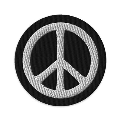 Peace sign patch