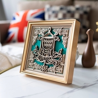 STEREOWOOD Auspicious Banner Multi-Layer Wooden Art, Creative Gifts - Thumbnail 3