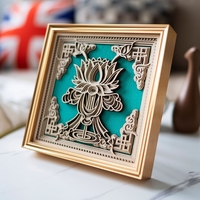 STEREOWOOD Auspicious Lotus Multi-Layer, Personalized Ornaments, Creative Gifts - Thumbnail 2
