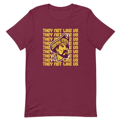 They not like us - maroon