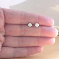 BOXED GIFT SET/Sterling Silver Opal Compass Necklace/White Opal Necklace/Opal Jewellery/Opal Jewelry/October Birthstone/Compass Pendant/UK - Thumbnail 6