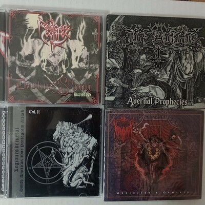 Reaper scythe , jezabel, legiones de metal, mahakala cds