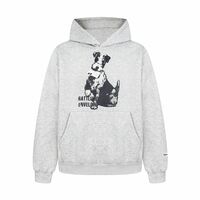 Retro Puppy Print Hoodie - Thumbnail 1