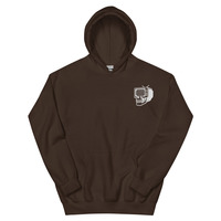 Metamelos Static Skull Hoodie  Embroidered Chest, Hourglass Tape Print - Thumbnail 26