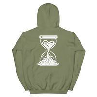 Metamelos Static Skull Hoodie  Embroidered Chest, Hourglass Tape Print - Thumbnail 44