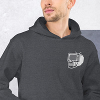 Metamelos Static Skull Hoodie  Embroidered Chest, Hourglass Tape Print - Thumbnail 15