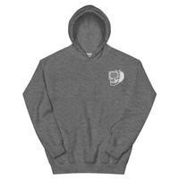Metamelos "Drip Signal" Hoodie  Embroidered Static Skull Front, Record Pool Back Print - Thumbnail 63