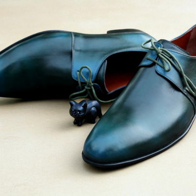Crafted leather handmade men wholecut oxfords dress shoes