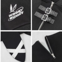 Hikigawa Chic Casual Loose Rabbit Ear Hoodie - Thumbnail 3