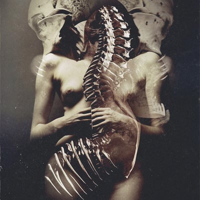 Shedding bones ii - small giclée print - 8" x 10"