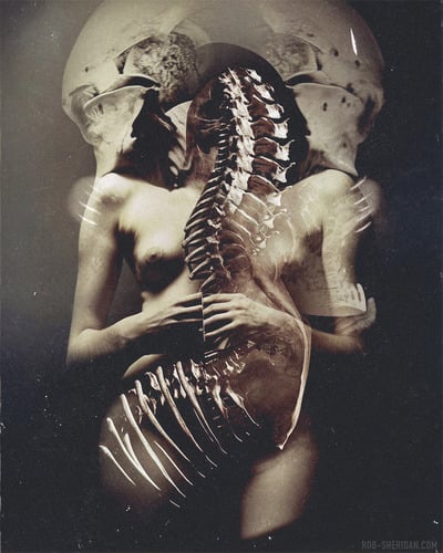 Shedding Bones II - small giclée print - 8" x 10"