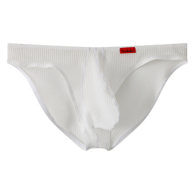 5PK Wholesale multi-color Men's sexy underwear waffle grooved quick-drying pouch briefs innerwear 2024-9