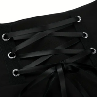 High Waist Harajuku Y2K Goth Skirt - Thumbnail 3
