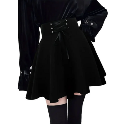 High Waist Harajuku Y2K Goth Skirt