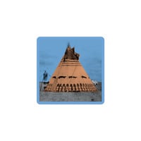 Pow Wow Vinyl Sticker - Thumbnail 2