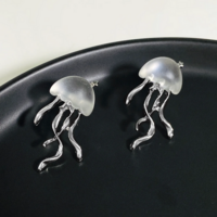 Cute Jellyfish Stud Earrings - Thumbnail 1