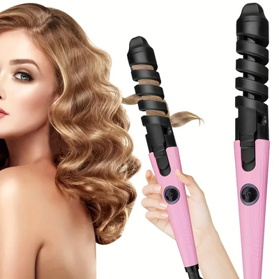 Automatic curling iron,hair straightener and curling 2 in 1,new self curling iron, hair styling,perfect holiday gift for women - Thumbnail 1