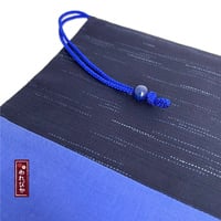 Japanese Cotton Chopstick Sleeve – Navy Stripe Pattern (MCC0004-14-NV) - Thumbnail 6
