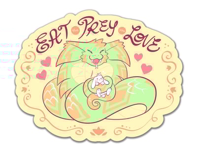 Eat Prey Love sticker