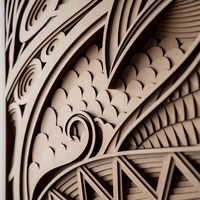 STEREOWOOD Phoenix Multi-Layer Wooden Wall Art, Stereoscopic 3D Decor, Living Room Decor, Bedroom Decor, Laser Cut Arts and Crafts - Thumbnail 7
