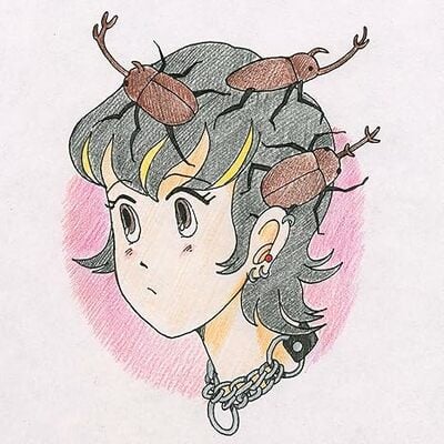 [08/29] mei semones - kabutomushi/tsukino ep (strawberry vanilla vinyl)