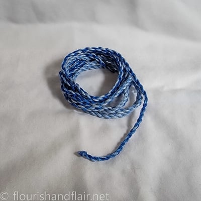 Two toned cording - blue