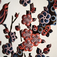 STEREOWOOD Plum Blossom Multi-Layer Art, Stereoscopic 3D Decor,Mandala Laser Cut - Thumbnail 5