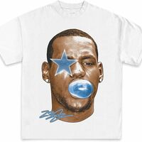 LeBron James Basketball Star T Shirt Men Women Short Sleeve Cotton  - Thumbnail 3