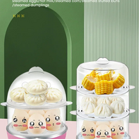 Multifunctional Electric Egg Boiler Monolayer Layer Egg Cooker Mini Steamer Kitchen - Thumbnail 5