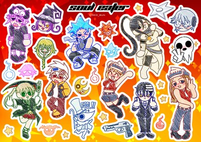 Soul Eater Sticker Sheet