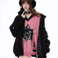 Autumn Winter Loose Casual Sweater Pullover for Women - Thumbnail 1