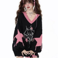 Autumn Winter Loose Casual Sweater Pullover for Women - Thumbnail 8