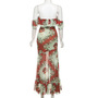Fashionable printed slim sexy one-shoulder dress-1