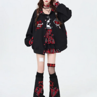 Women’s Autumn Winter Punk Harajuku Vintage Coat - Thumbnail 3