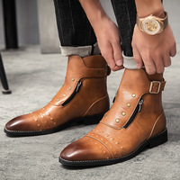 Men's boots Autumn Martin boots 3 colors - Thumbnail 1