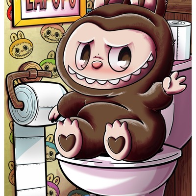 Lapupu bathroom print 
