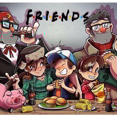 Gravity falls print 