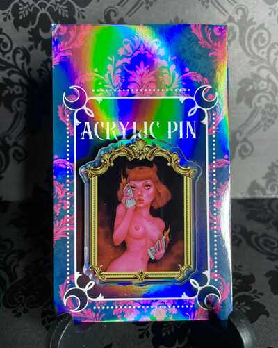 'C.R.E.A.M.' 2.5" acrylic pin