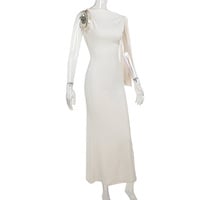 Sexy hip-hugging maxi skirt Fashionable simple strappy dress - Thumbnail 4