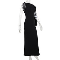 Sexy hip-hugging maxi skirt Fashionable simple strappy dress - Thumbnail 5