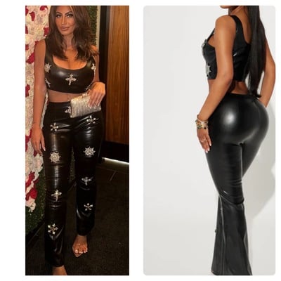 2pc faux leather set -td - Thumbnail 1