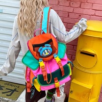 Color Block Travel Backpack - Thumbnail 2