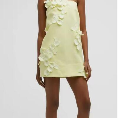 Customized flower straight one-shoulder short dresses prom dresses classic exquisite modern style - Thumbnail 2