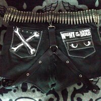 Cat Eyes Goth Punk Patch - Thumbnail 5